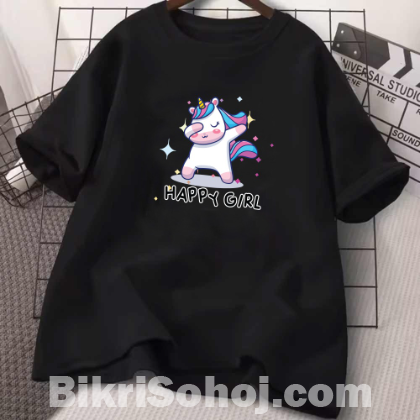 Drop Shoulder Ladies T-shirt